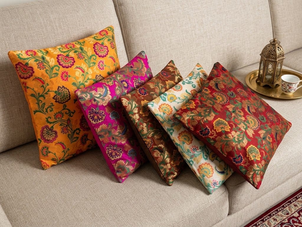 Brocade Cushion Covers — Assorted